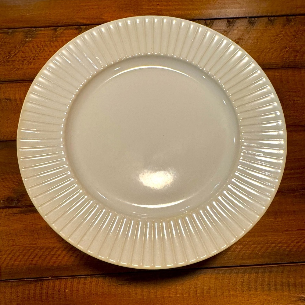 West Elm Textured Stoneware Dinner Plate Set (8)